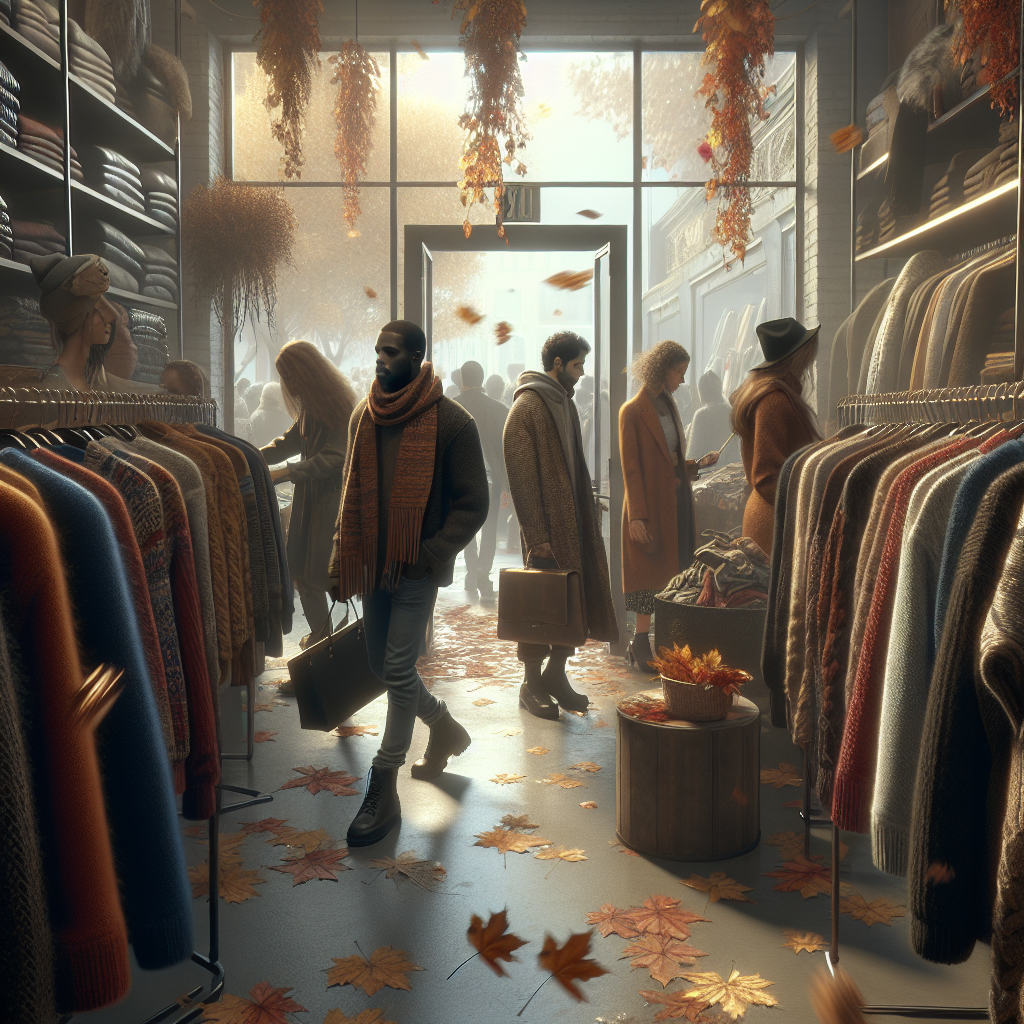 As autumn leaves start to