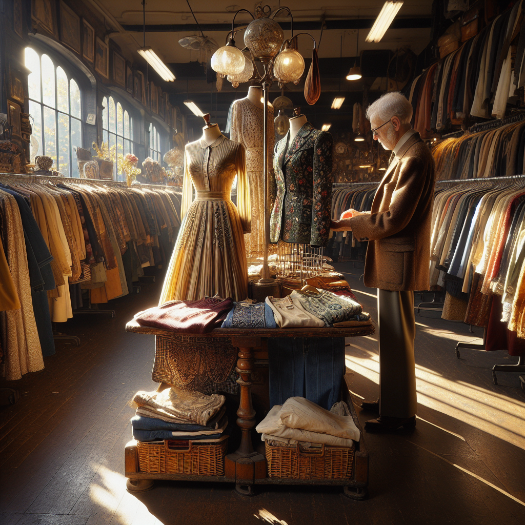 How to spot vintage clothing at a thrift store