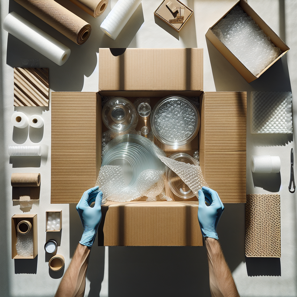 How to properly pack glass for shipping